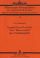 Book cover of: Joseph Glanvill Und Die Neue Wissenschaft Des 17. Jahrhunderts