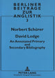 Book cover of: David Lodge