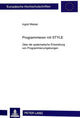 Book cover of: Programmieren Mit Style
