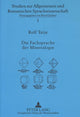 Book cover of: Die Fachsprache der Mineralogie