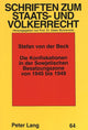 Book cover of: Die Konfiskationen in der Sowjetischen Besatzungszone von 1945 bis 1949