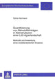 Book cover of: Quantifizierung von Naehrstoffeintraegen in Kleinstrukturen einer Loe-Agrarlandschaft