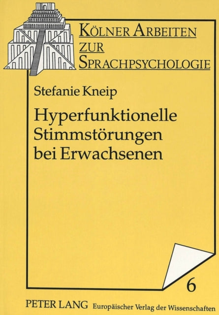 Book cover of: Hyperfunktionelle Stimmstoerungen bei Erwachsenen