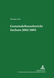 Book cover of: Gemeindefinanzbericht Sachsen 2002/2003. By: Thomas Lenk