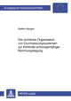 Book cover of: Rechtliche Organisation Von Durchsetzungssystemen Zur Kontrolle Ordnungsmaeßiger Rechnungslegung