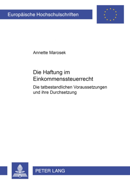 Book cover of: Die Haftung Im Einkommensteuerrecht