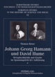Book cover of: Johann Georg Hamann Und David Hume. By: Thomas Brose