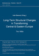 Book cover of: Long-Term Structural Changes in Transforming Central & Eastern Europe (The 1990s)