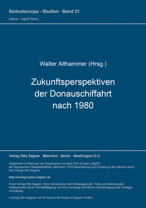 Zukunftsperspektiven der Donauschiffahrt nach 1980