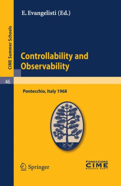 Book cover of: Controllability and Observability. By: E. Evangelisti