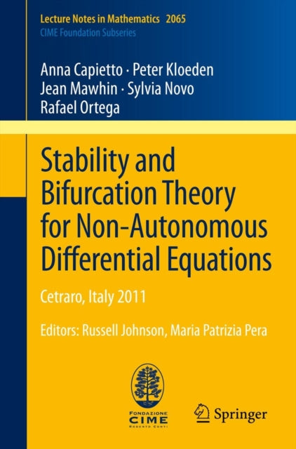 Book cover of: Stability and Bifurcation Theory for Non-Autonomous Differential Equations