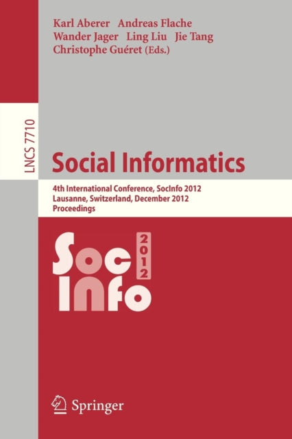 Book cover of: Social Informatics. By: Karl Aberer