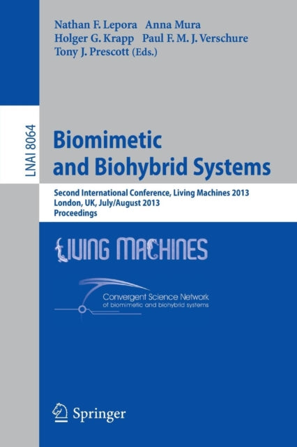 Book cover of: Biomimetic and Biohybrid Systems. By: Nathan F. Lepora