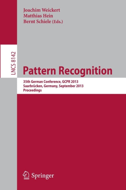 Book cover of: Pattern Recognition. By: Joachim Weickert
