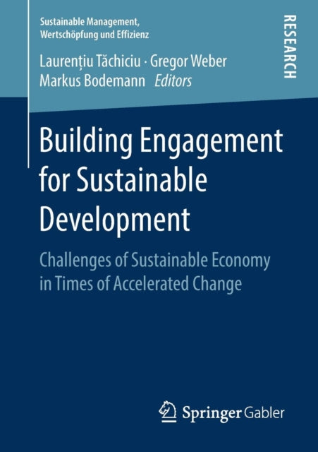 Book cover of: Building Engagement for Sustainable Development. By: Laurențiu Tăchiciu