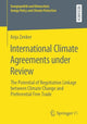 Book cover of: International Climate Agreements under Review. By: Anja Zenker