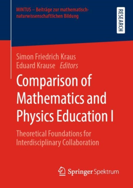 Book cover of: Comparison of Mathematics and Physics Education I. By: Simon Friedrich Kraus