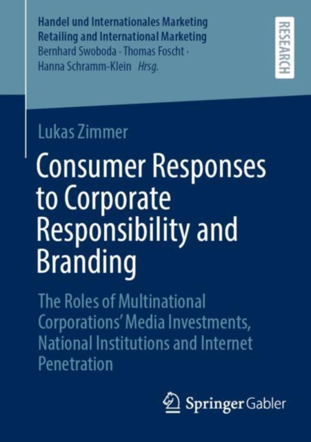 Book cover of: Consumer Responses to Corporate Responsibility and Branding
