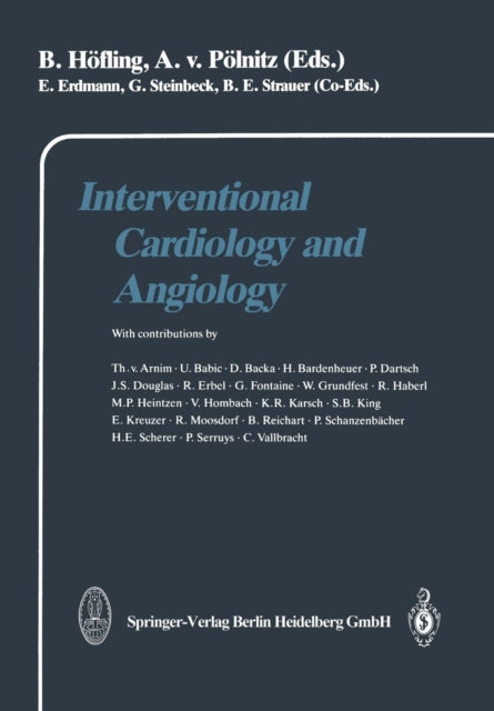 Book cover of: Interventional Cardiology and Angiology. By: E. Erdmann