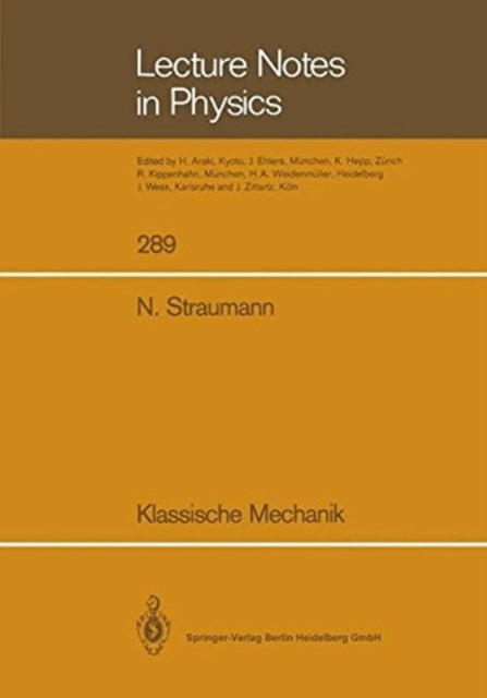 Book cover of: Klassische Mechanik. By: Norbert Straumann
