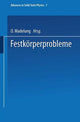 Book cover of: Festkorperprobleme. By: O. Madelung