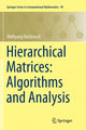 Book cover of: Hierarchical Matrices: Algorithms and Analysis. By: Wolfgang Hackbusch