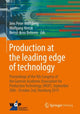 Book cover of: Production at the leading edge of technology. By: Jens Peter Wulfsberg