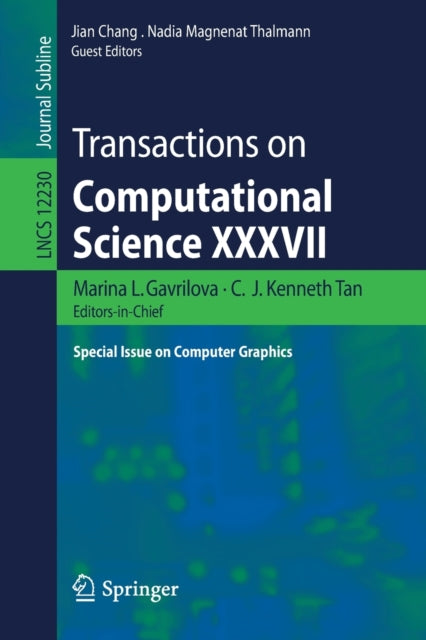 Book cover of: Transactions on Computational Science XXXVII. By: Marina L. Gavrilova