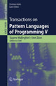 Book cover of: Transactions on Pattern Languages of Programming V. By: Eugene Wallingford