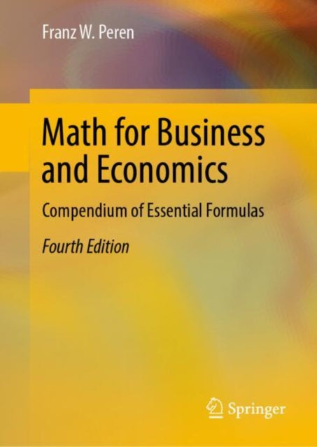 Book cover of: Math for Business and Economics