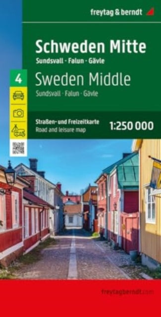 Book cover of: Sweden Middle Road and Leisure Map