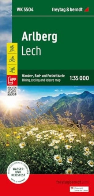 Book cover of: Arlberg - Lech Hiking, Cycling & Leisure Map