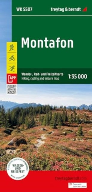 Book cover of: Montafon Hiking, Cycling & Leisure Map
