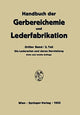 Book cover of: Die Lederarten und deren Herstellung. By: K. Craemer