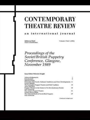 Proceedings of the Soviet/British Puppetry Conference