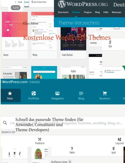 Book cover of: Kostenlose WordPress-Themes
