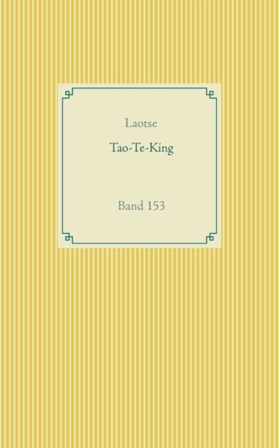 Book cover of: Tao Te King