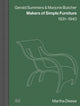 Book cover of: Gerald Summers & Marjorie Butcher. By: Gerald Summers