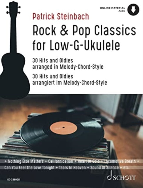 Book cover of: Rock & Pop Classics for "Low G"-Ukulele