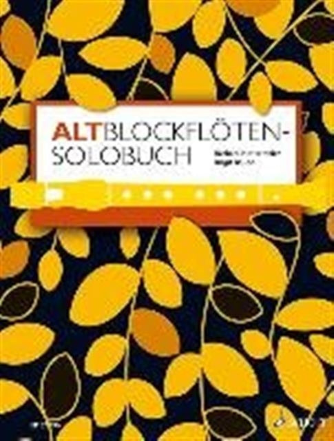 Book cover of: Solo Book for Treble Recorder. By: Barbara Hintermeier