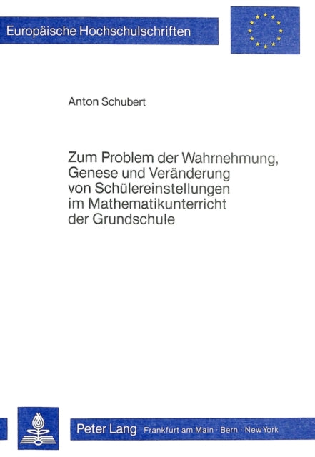 Book cover of: Zum Problem der Wahrnehmung, Genese und Veraenderung