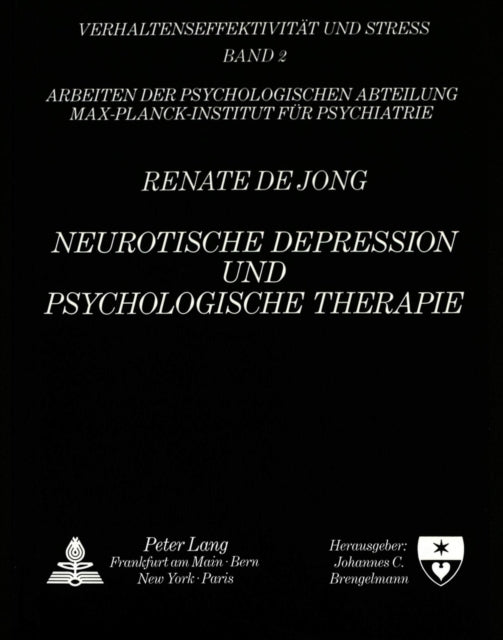 Book cover of: Neurotische Depression und psychologische Therapie
