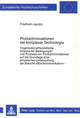 Book cover of: Produktinnovationen bei komplexer Technologie