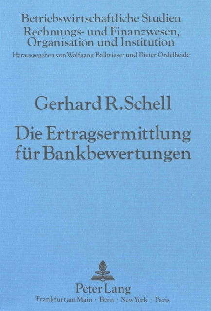 Book cover of: Die Ertragsermittlung fuer Bankbewertungen