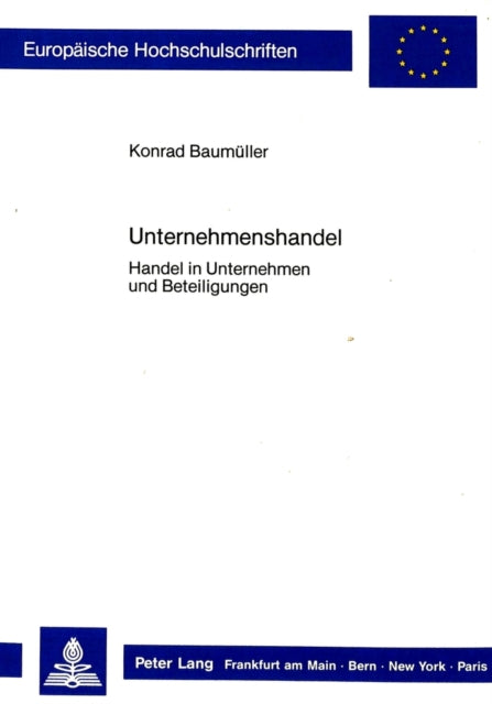 Book cover of: Unternehmenshandel