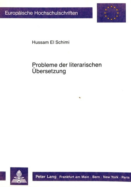 Book cover of: Probleme der literarischen Uebersetzung