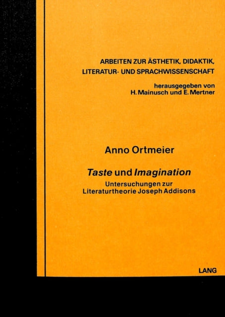 Book cover of: Taste und Imagination