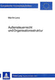 Book cover of: Aussensteuerrecht und Organisationsstruktur
