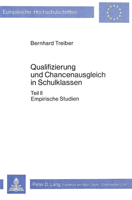 Book cover of: Qualifizierung und Chancenausgleich in Schulklassen