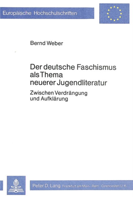 Book cover of: Der deutsche Faschismus als Thema neuerer Jugendliteratur